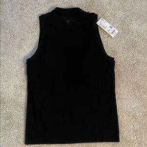 Uniqlo Black Knit Bra Top